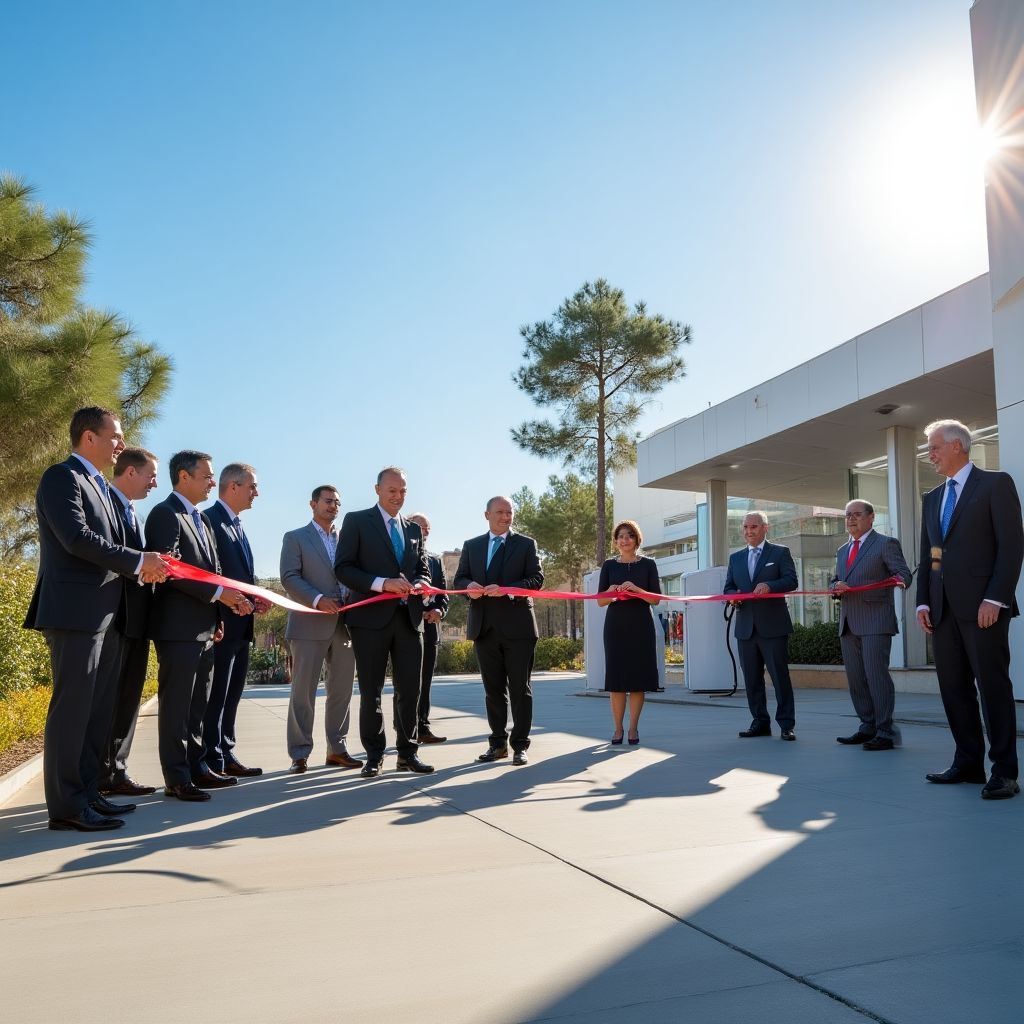Inauguración de nuevas estaciones de carga YPF